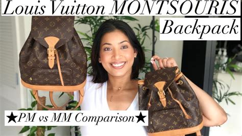 louis vuitton backpack mm vs pm